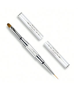 Pędzel dwustronny  Round 6 i  Liner 13 mm 